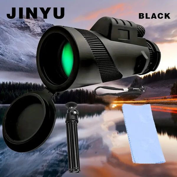 JINYU Outdoor High-list Telescope 50 * 60 Monoculari ad alta potenza, guarda il gioco della palla, guarda gli animali, guarda le montagne e il paesaggio acquatico in lontananza.