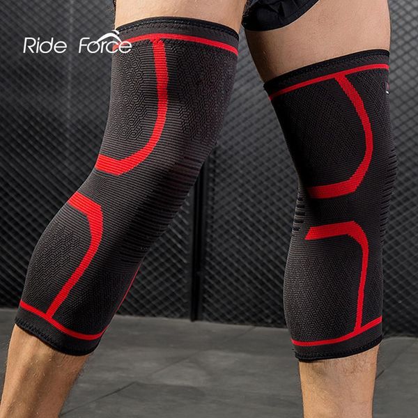 Dirsek Diz Pedleri 2 PCS Elastik Naylon Spor Kneepad Fitness Koruyucu Dişli Patella Brace Desteği Çalışan Basketbol Voleybolu 230609