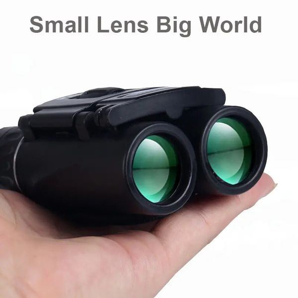 Binocolo potente 40x22-HD 78740.16inch Mini telescopio pieghevole a lungo raggio BAK4 Ottica FMC per sport da caccia Viaggi in campeggio all'aperto