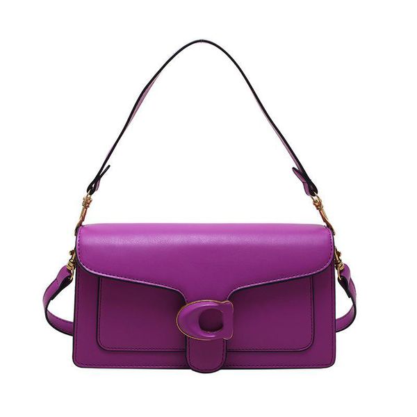Tabby 26 kadın çantası deri düz renk tasarımcı çanta adam parti moda aksesuarları için yastık klasik stil inek derisi deri omuz çantası güzel görünümlü XB051 E23