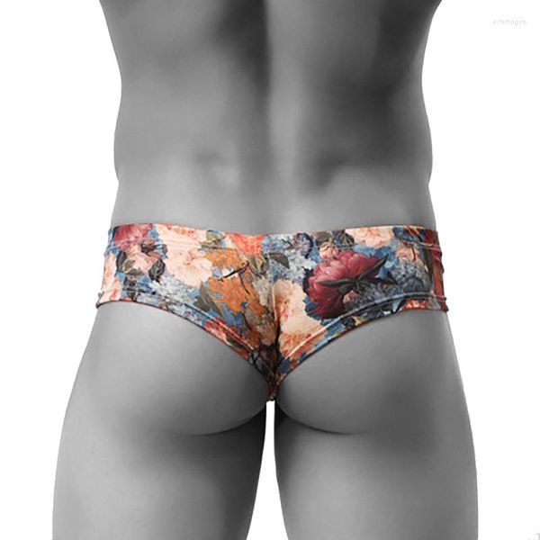 Cueca Men Boxer Homme Masculino Cueca Pouch U Convex For Big Bulge Print Vintage Calzoncillos Sexys Hombre Mutande Uomo