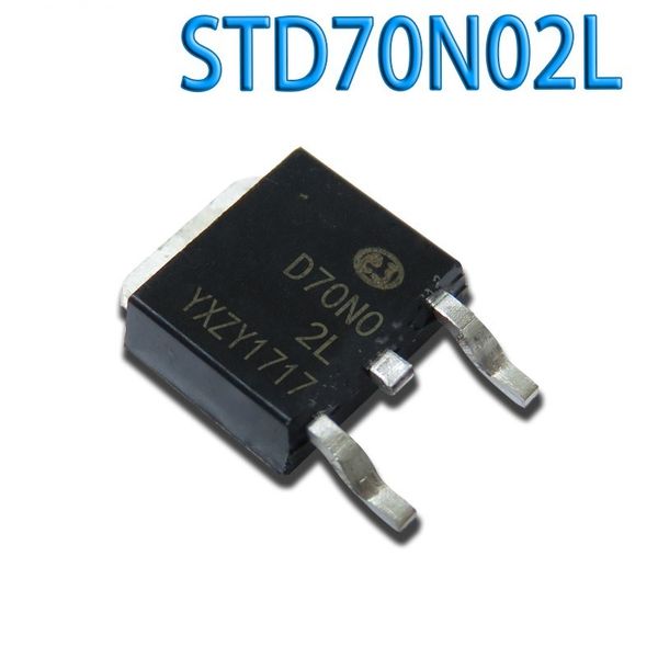 STD70N02L 75N3LLH6 85N3LH5 D90NH02L D90N02L D6N10L to-252 N-channel Transistor de efeito de campo Placa de proteção de bateria de lítio Tubo MOS