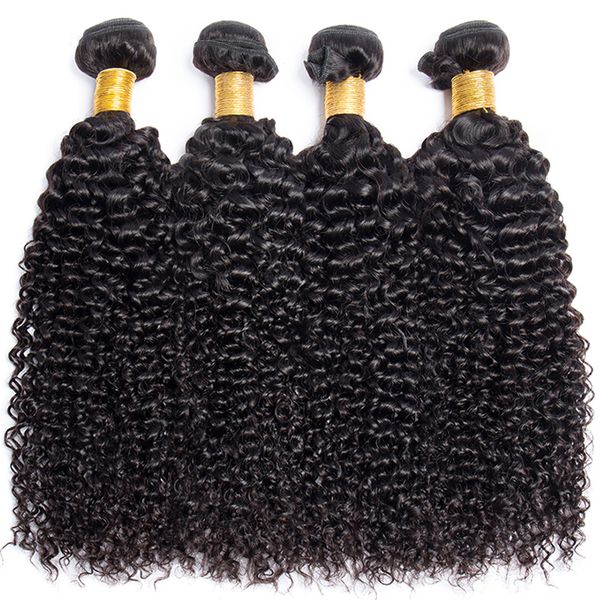 Hair Bulks 10A Raw Brazilian Bundles Kinky Curly Human Weave Weave Extensions Wholesale For Women 230609