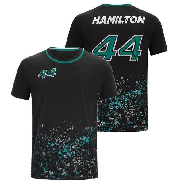 2023 Nuove magliette della squadra di F1 da uomo e da donna Formula 1 Lewis Hamilton Auto da corsa Stampa 3D Uomo Donna Moda Camicia oversize Bambini Magliette Top Jersey 0xvz