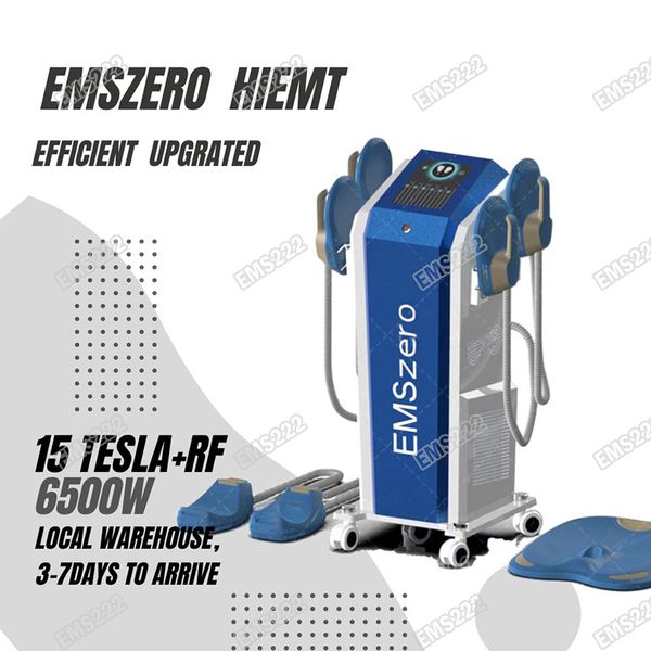 Ottieni la modellazione muscolare con la macchina EMSzero 6500 W 15 Tesla Hi-emt+RF: cuscinetti di stimolazione pelvica RF opzionali nel 2024