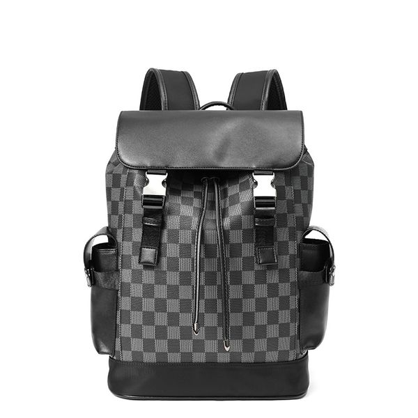 Fabrik Großhandel Männer Umhängetaschen Leichtes, verschleißfestes Leder Business Handtasche Gürtel Mode Computertasche Sport Fitness Freizeit Plaid Rucksack 23006#