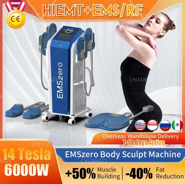 2024 DLS-Emslim Transforme seu corpo com escultura EMS: Máquina RF Professional Emszero para emagrecimento