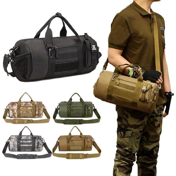 Borse da esterno Borsa a tracolla militare Molle Sling Zaino Army Tactical Camo Uomo Escursionismo Viaggio Pesca Campeggio Zaino a mano