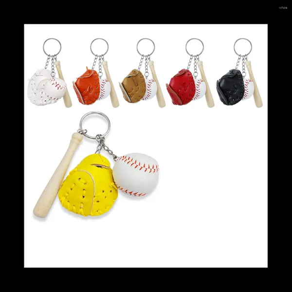 Sacchetti per gioielli 6 pezzi Mini portachiavi Accessori Sport Portachiavi Decorazione per ragazzi Ragazze Squadra Bomboniere Compleanno Borse Goody Pendent