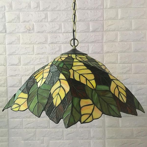 Pendelleuchten, Tiffany-Leuchten, Blumen-LED-Buntglas-Lampe, Hängeleuchte, Farbe, Wohnzimmer, zum Aufhängen