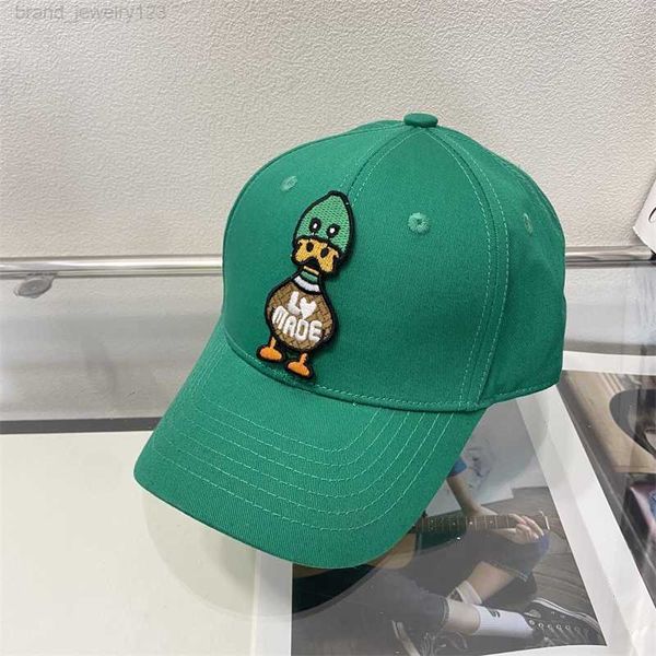 HUMAN MADE Cartoon Duck Ricamo Berretti da baseball Snapback regolabili Visiere Trend Hip Hop Caps Sport all'aria aperta Cappelli da sole Gorras