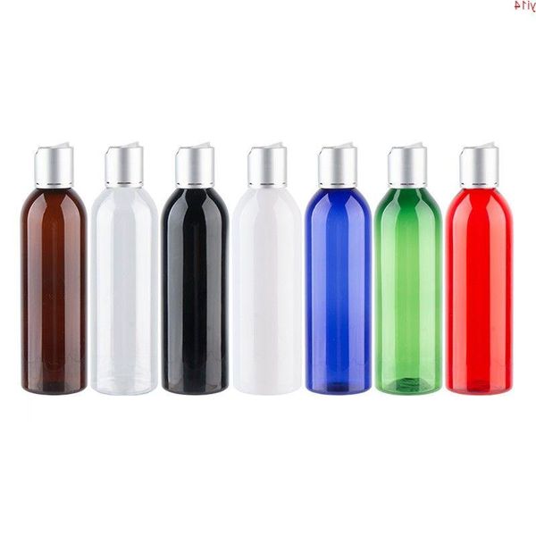 250 ml x 25 Tappi a disco in alluminio argento Ricaricabili Bottiglie cosmetiche in plastica Vuote Lozione da viaggio Per sapone liquido Blu ChiaroAlta qualità Wxxml