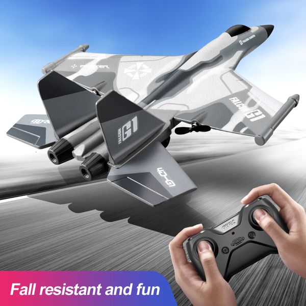 ElectricRC Aircraft G1 Drone Glider Beginner Profesional 3 Channel RC Aircraft Remote Control Hand Throwing Plane Foam Electric Outdoor Airplane 230609