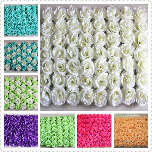 Декоративные цветы Spr! -10pcs/Mot Wedding Side Silk Flower Wall Partday Partdo Table Table Lawn/Pillar Road Lead Рынок Украшение