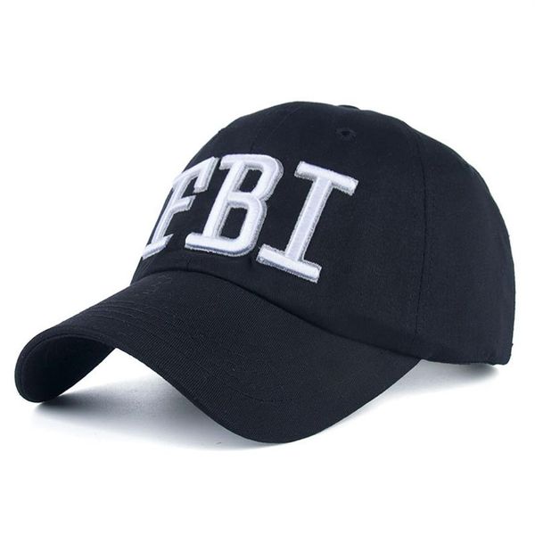 2020 FBI CAPS Dış Mekan 5 Panel Beyzbol Kapağı Snapback Hat Bone FBI Snapback Erkekler için Yüksek Kalite Taktik Kapak Boyutu 56-59CM1748