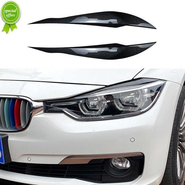 New Car Faro Sopracciglia Palpebre Coperchi Plastica ABS Retrofit Accessori decorativi per BMW Serie 3 F30 Berlina F31 Wagon 2011-2018