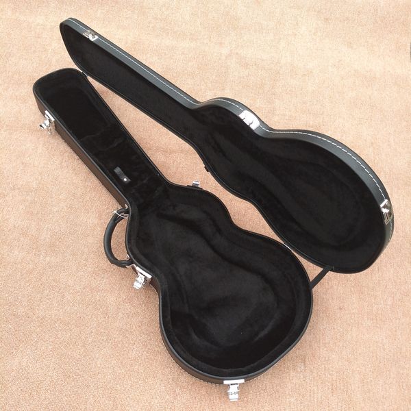 Upgrade Black 39 Polegada Hard Shell Guitar Case Chrome Hardware Para Guitarra Les Paul Não vendido separadamente, você deve comprar uma guitarra primeiro