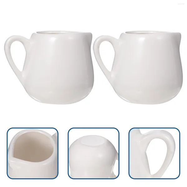 Conjuntos de louça colher de molho jarro de leite criativo mini recipiente de cozinha em aço inoxidável cafeteira