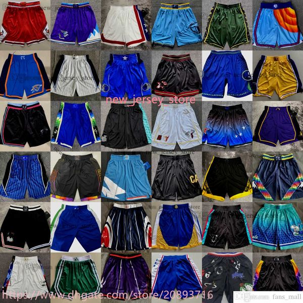 Bedruckte neue Basketball-Shorts mit Tasche, elastische Taille, Sport-Shorts, Paolo Rose Green, Banchero Murray Fox, Nikola Vucevic