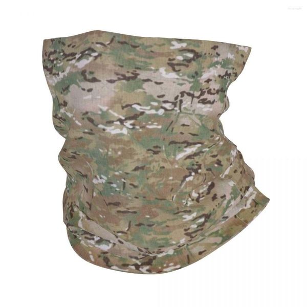 Eşarplar Multicam Askeri Ordusu Bandana Boyun Kapağı Baskılı Camo Kamuflaj Balaclavas Sarbu Eşarp Yüz Maskesi Binicilik Unisex Yetişkin Tüm Sezon