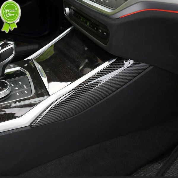 Nieuwe Abs Car Center Console Side Decoratie Strips Cover Interieur Stickers Voor Bmw 3 Serie G20 G28 2020 Lhd Auto styling Accessoires