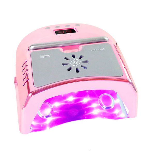 Nageltrockner IBELIEVE Dual Light Uv Led Nagellampe 72w Pro Cure Sun Uv Gel Trockner Drahtlose Nagellampe Für Salon Lampe Ultraviolett Led Ongle 230609