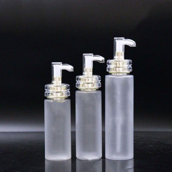 Üst düzey 100ml ~ 500ml Buzlu Pet Şişesi Şampuan Vücut Sütü Duş Makyaj Çıkıcı Yağ Losyon Şişeleri KETSW