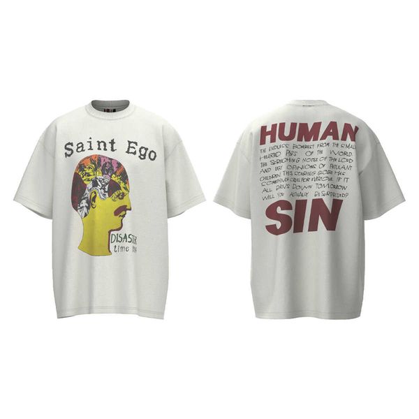 RGVE Новый стиль футболки для мужчин и женщин-модельер Saint Michael Fun