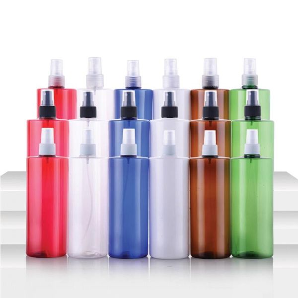 14pcs 500ml Spray Colori vuoti Bottiglie per profumi, contenitore in PET con pompa a spruzzo Bottiglia per nebulizzazione fine Imballaggio cosmetico Xupuc