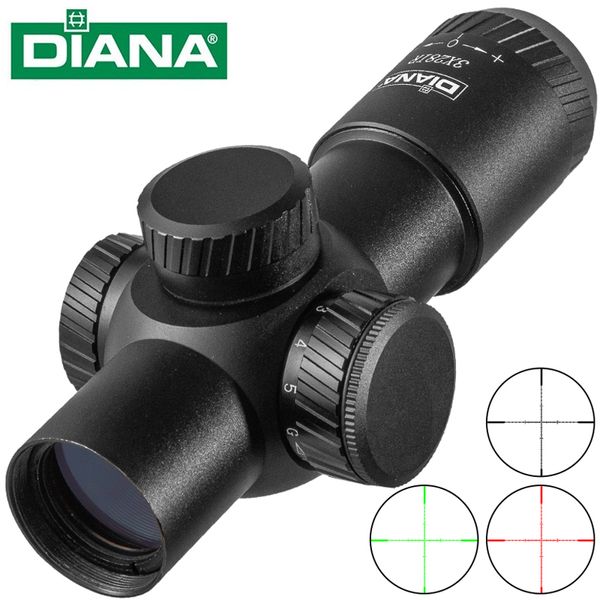 DIANA 3X28 Tactical Hunting Rifle Scope Airsoft PCP Mirino Tiro all'aperto Sport Sniper Vista ottica