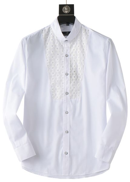 Camicie a maniche lunghe da uomo di design di lusso Camicie a maniche lunghe da uomo di alta qualità New Casablanca Summer Casual Camicia da uomo a maniche lunghe A02