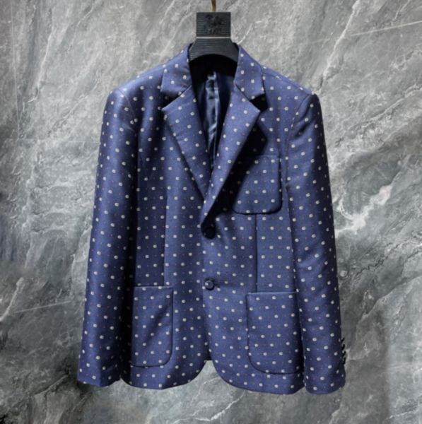 Giacca da uomo Blazer Giacca Italia Designer di qualità vestiti di cotone Fashi