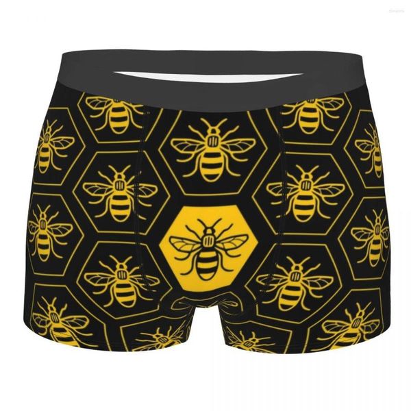 Unterhosen Cool Bee Boxershorts Herren Bequeme Honeybee Briefs Unterwäsche