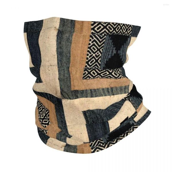 Cachecóis Antigos Têxteis Africanos Bandana Pescoço Gaiter Lenço de Rosto Impresso Máscara Multiuso Ciclismo Para Homens Mulheres Adultos À Prova de Vento