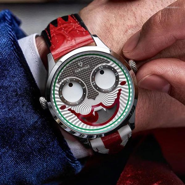 Нарученные часы 2023 роскошные запястья часы Mens Fashion Russian Joker Водонепроницаемые Quartz Watch Mans Reloj Hombre Известные бренды Mark Fairwhale