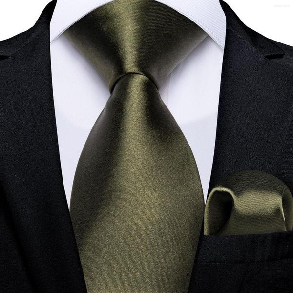 Бабочка классический зеленый твердый твердый для мужчин шелковой полистер шириной 8 см. Свадебная вечеринка, галстук, набор карманной квадратный подарок оптом капля