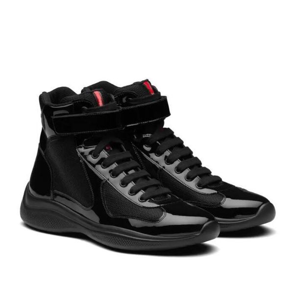 Ретро баскетбольные туфли Americas Cup High Top Sneakers Shoes Men Casual Walking Rubber Sole Men's Sport