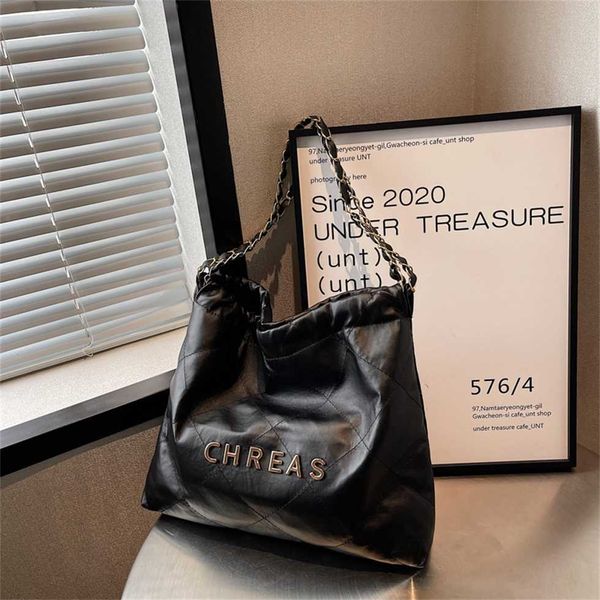 Yeni stil çanta modaya uygun lingge mektup küçük koku tarzı büyük kapasiteli kadın çanta çanta çanta moda basit bir omuz crossbody% 60 fabrika çıkış satışı