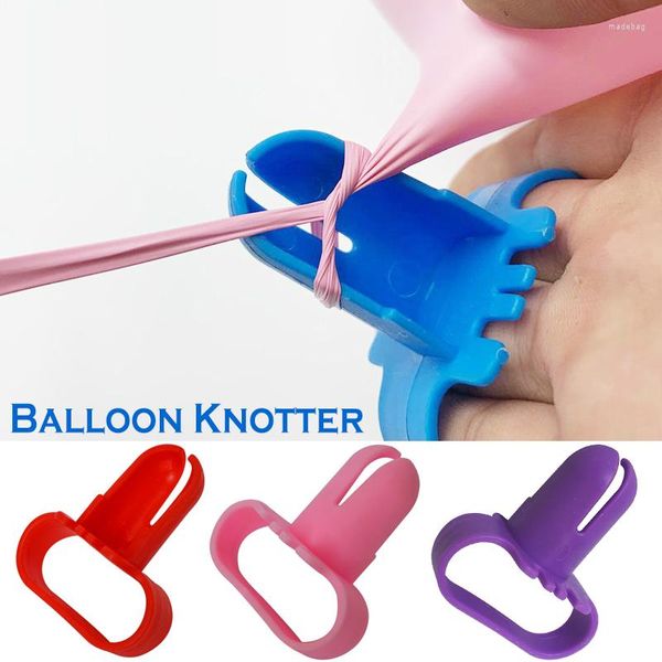 Parti Dekorasyonu 1 PCS Balon Knotter için Doğum Günü Düğün Düğün Kravat Araçları Lateks Globos Düğüm Bağlama Aksesuarları