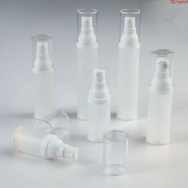 15ml 20ml Travel Mini Cosmetic Airless Bottle DIY Frosting Vacuum 30ml 50ml Liquid Lotion Cream Contenitore da toeletta 150pcs / lotgoods Votho