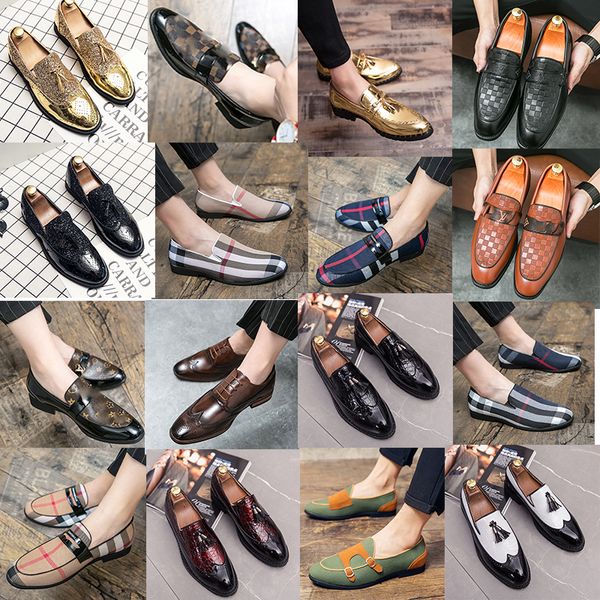 Luxus-Marken-Designer-Loafer mit spitzer Zehenpartie, Krokodil-Burgunder-Kleid-Schuhe, formelle Schuhe, Büro- und Business-Schuhe