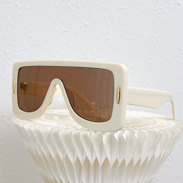 Негабаритные женские солнцезащитные очки неправильной формы с одним ветрозащитным зеркалом, модная уникальная верхняя версия мужских солнцезащитных очков с защитой от ультрафиолета, оптовая продажа, с оригинальной коробкой и футляром