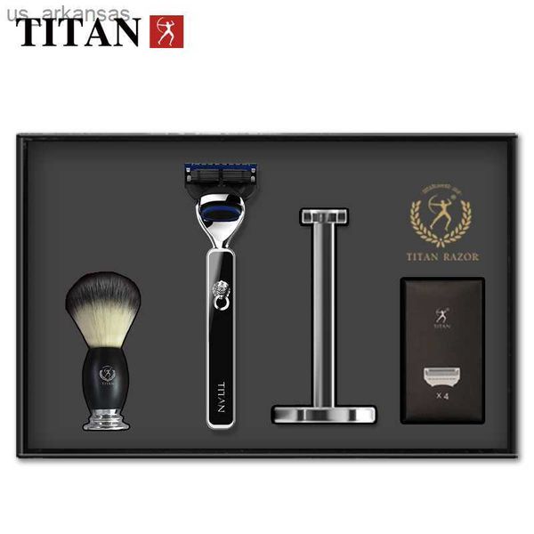 Titan Sicherheitsrasierer für Herren, rasierbar bis aggressive Haarentfernung, Gesichtsrasierer, 5 Klingen, kostenloser Versand L230523
