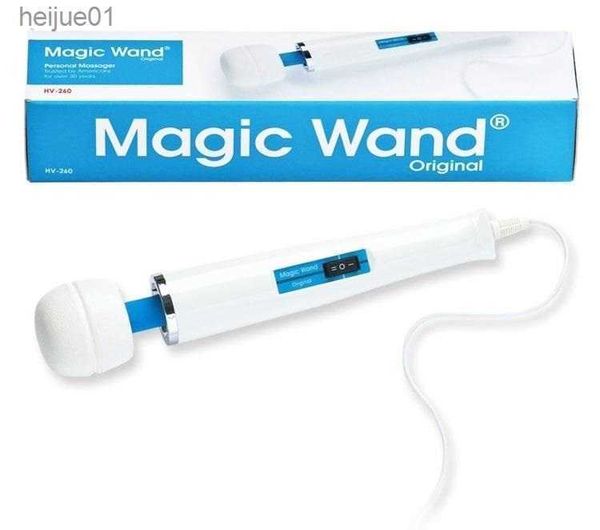 Hot Magic Wand Mager AV Vibrator Персональный электрический вибрации полного тела Mager HV-260R 110-250V US/EU/AU/UK Plug L230518