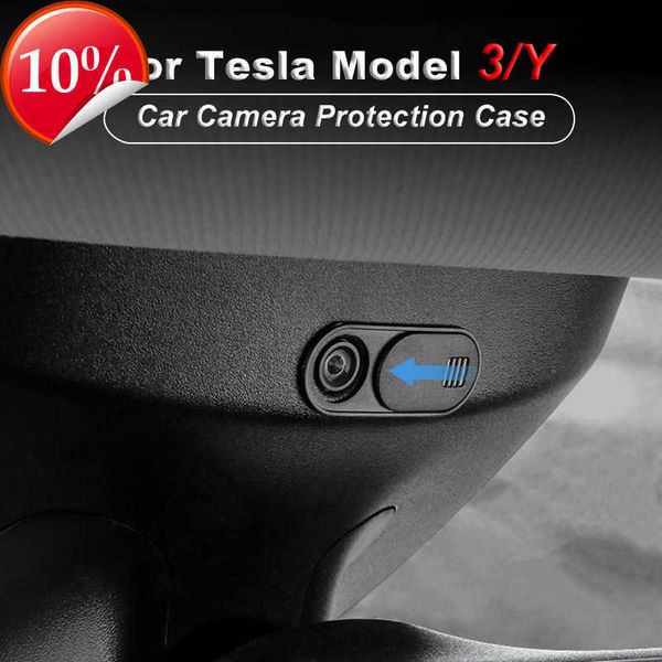 Novo 1pc para tesla modelo 3 modelo y 2017- 2021 2022 interior webcam capa privacidade câmera proteção caso retrofit acessórios