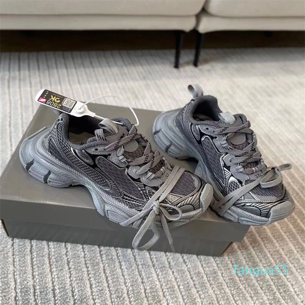 2023-Sporty Stylish Couple 3XL Dad Sneaker Shoes Men Women Retro Phantom Casual Walking Mesh Nylon Custom Shoes Cadarços EU35-46