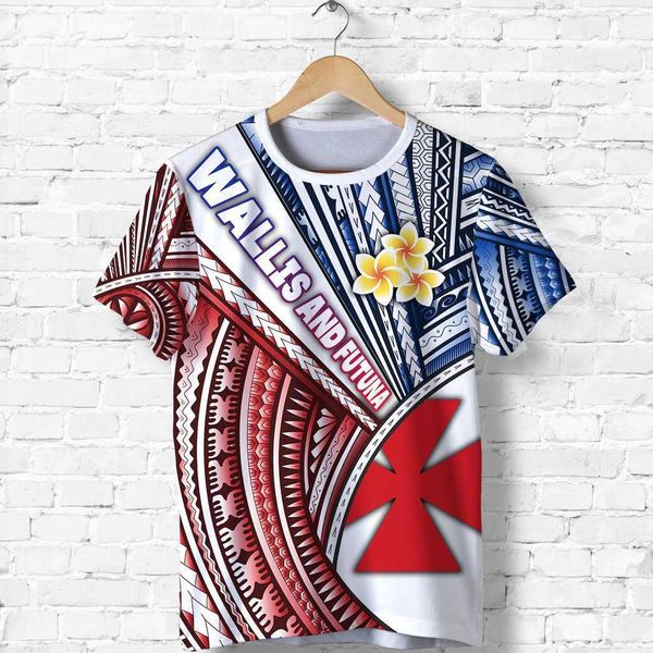 Moletons com capuz masculino PLstar Cosmos estampado em 3D Wallis e Futuna Polynesian Rugby T-Shirt Masculino Feminino Casual Engraçado Streetwear Cropped Estilo de verão