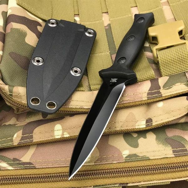 Cold Steel SR-II Taktisches Messer mit feststehender Klinge 8Cr13Mov ABS-Griff Outdoor Camping Jagd Überleben Taschendienstprogramm EDC-Werkzeuge Rettung K247g