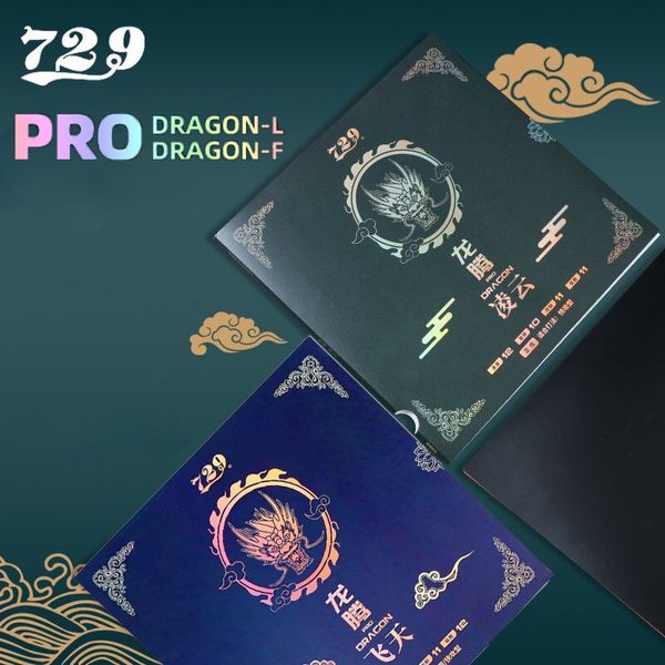 Borrachas de tênis de mesa 729 Amizade Pro Dragon F Pro Dragon L Original Borracha de tênis de mesa 50º aniversário Especial Ping Pong Rubber arco ataque rápido 230612