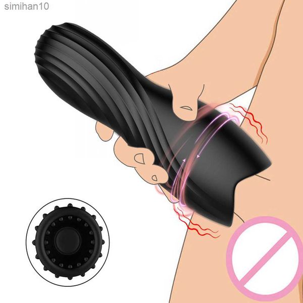 SEXSOHO 10 modalità Masturbatore maschile Coppa Orale Pompino Vibrante macchina per l'orgasmo con particelle 3D Stimolare i giocattoli adulti del sesso per gli uomini L230518